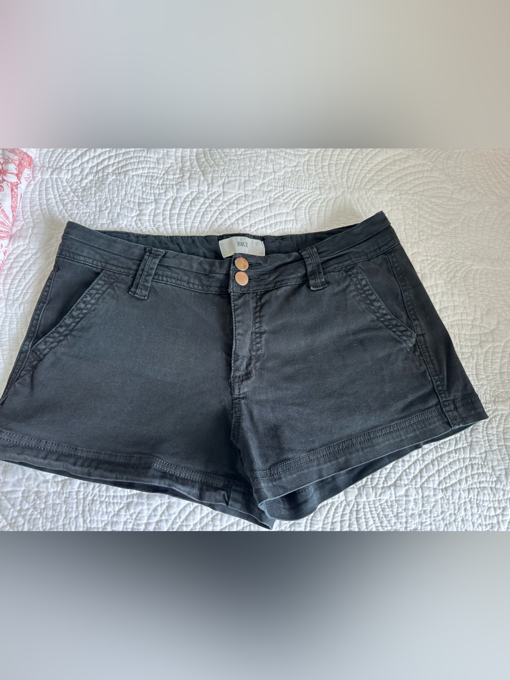 BKE Black Mollie Shorts with Branded Waist Tag